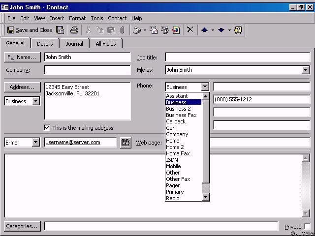 email microsoft outlook office 97 file location