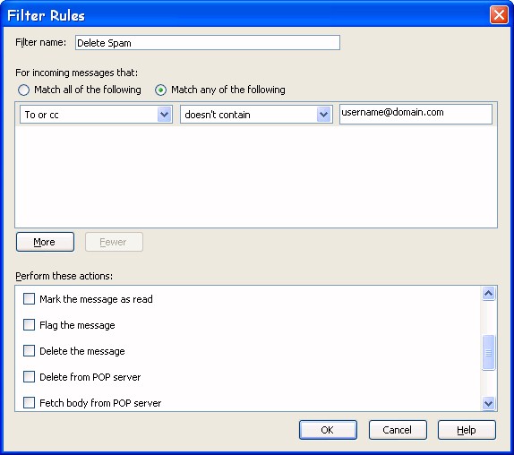 mozilla thunderbird help