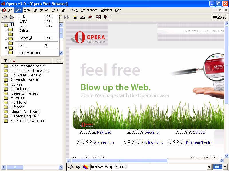 free instals Opera 100.0.4815.30