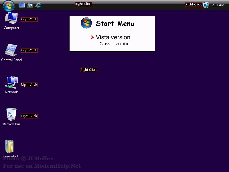 Take Snapshot Desktop Windows Vista